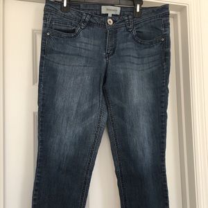 Rewind cropped stretchy jeans. Sz 13.